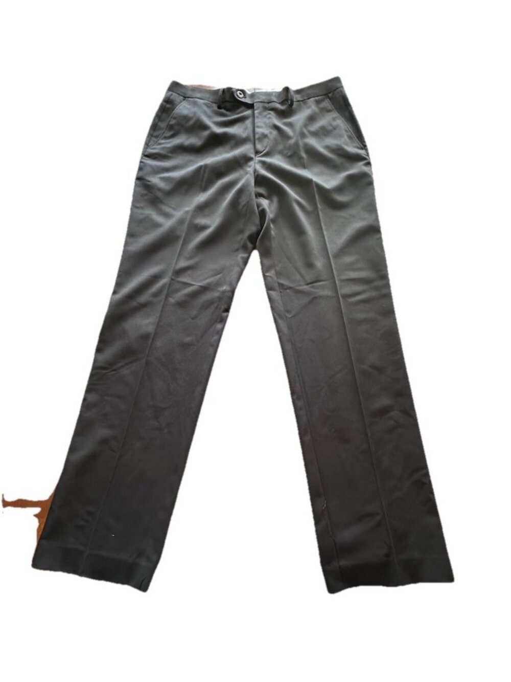 Michael Kors Men's Dress Pants Black Size 33x32 Flat Front Career Formal Trouser